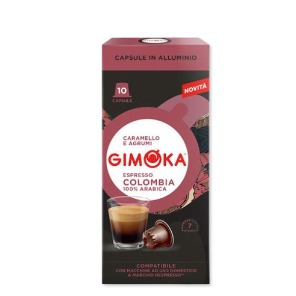 GIMOKA In Alluminio Colombia – капсули Nespresso 10 бр.