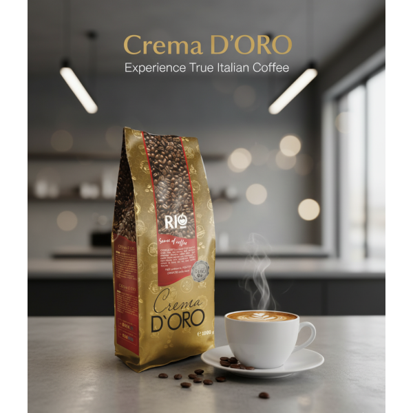 Кафе на зърна CREMA D'ORO 1кг.