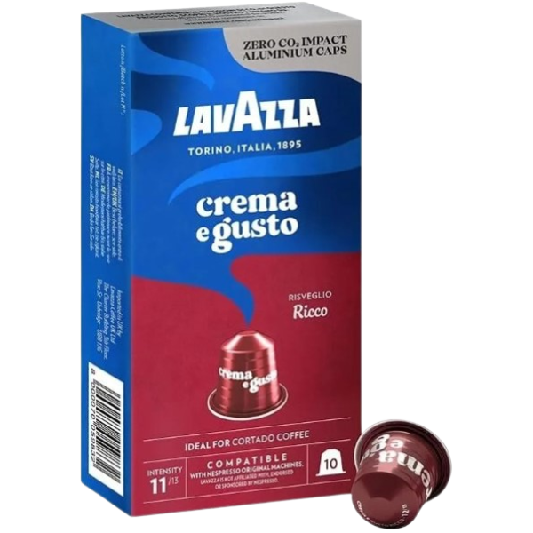 Lavazza Crema e Gusto Ricco - 10 Неспресо съвместими капсули